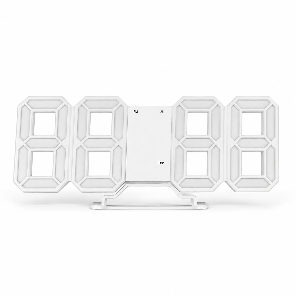Digital LED Electronic Table & Wall Clock – Multi-Functional Alarm Clock with Temperature Sensor, Date Display, USB Powered, and Memory Backup - Image 3